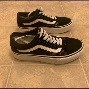 old school platform vans